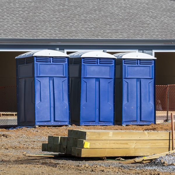 are there any restrictions on where i can place the porta potties during my rental period in Charlton